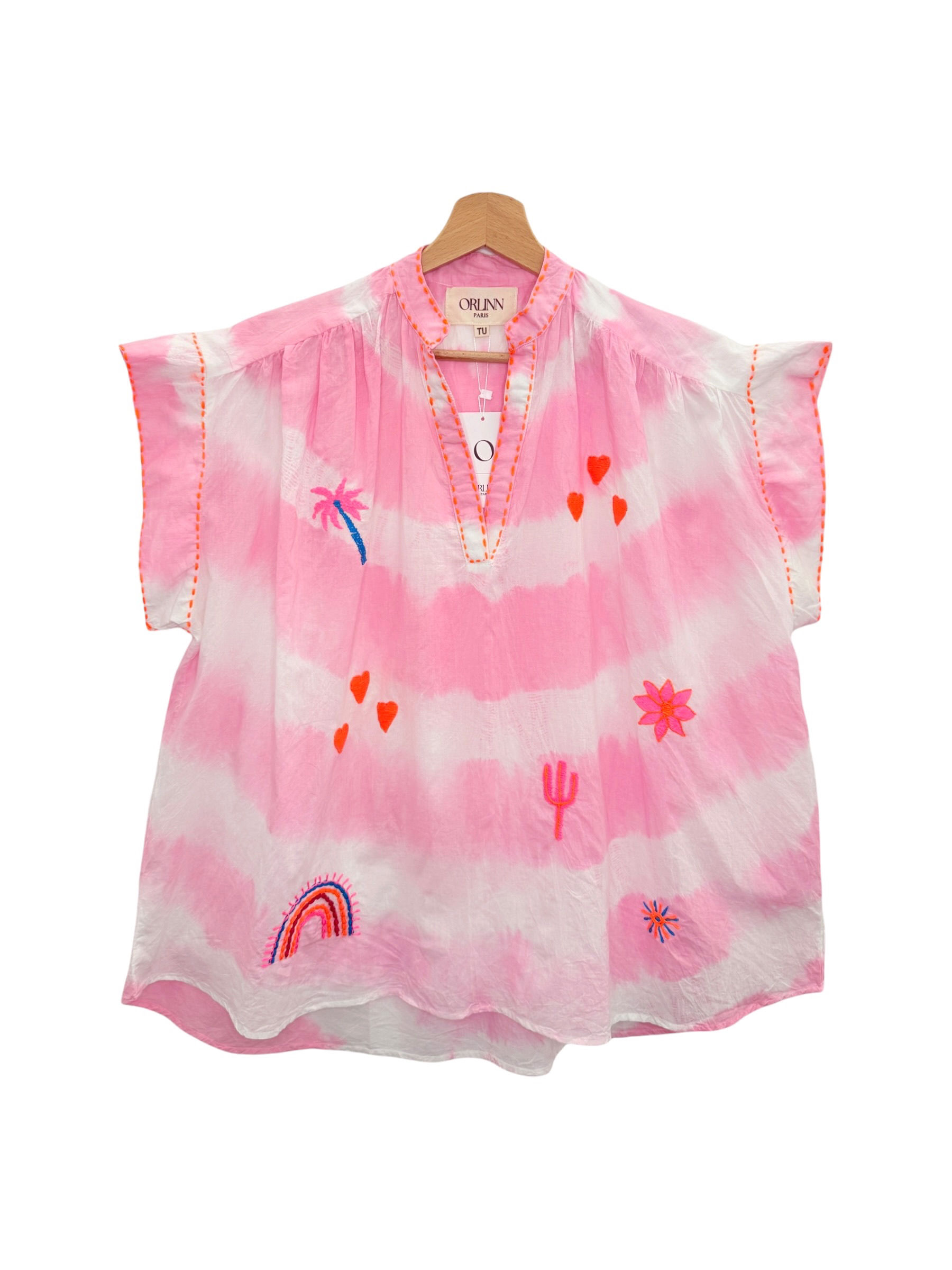Bluse Batik Summer pink