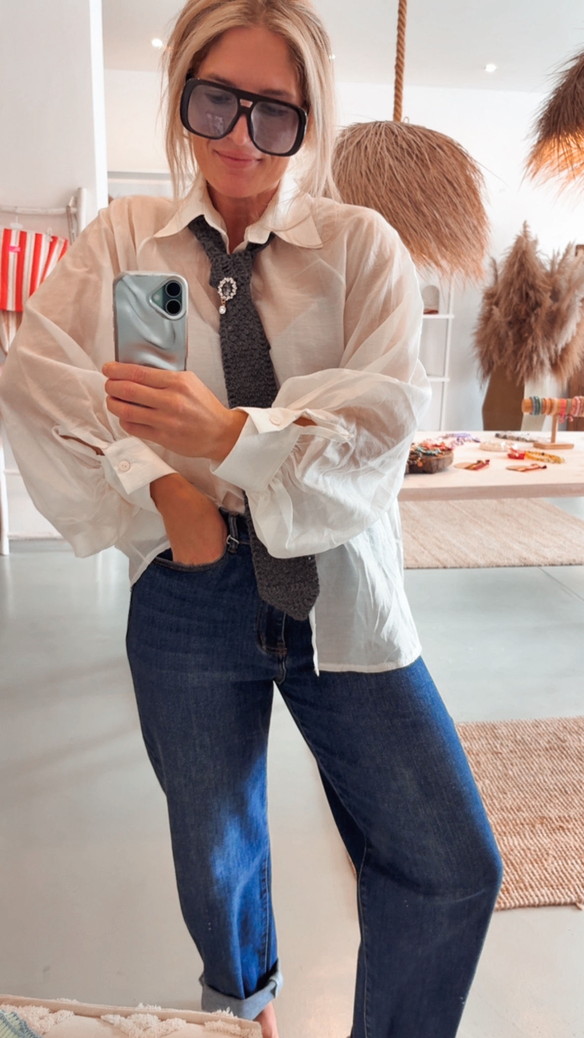 Bluse Spector Creme
