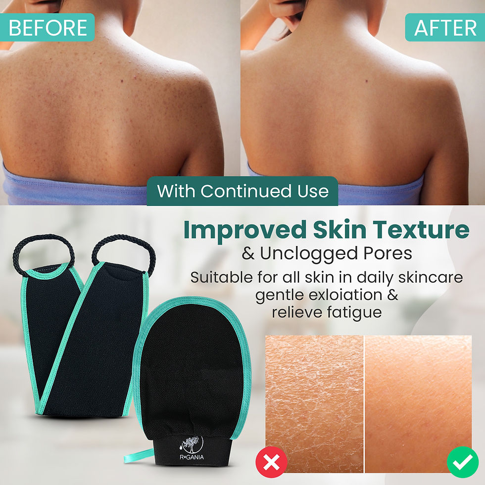 Thumbnail: Moroccan exfoliating glove & Back scrubber. a MUST have combination!