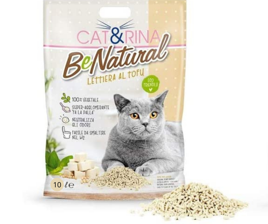 CAT&RINA Benatural Lettiera al Tofu 10 L
