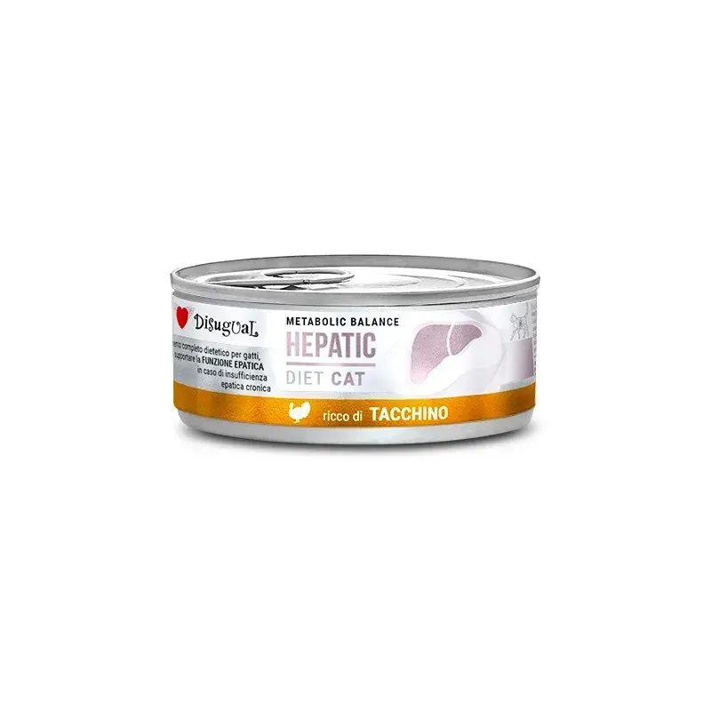 in vendita online su www.tuttofarma.it Disugual Diet Hepatic Tacchino Gatto 85g