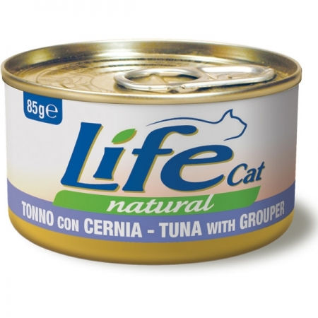 Life Pet Care - Life Cat Natural Tonno con Cernia