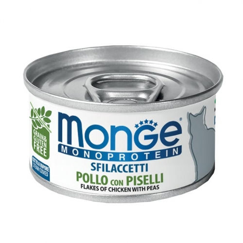 Monge Monoprotein Sfilaccetti Pollo con Piselli