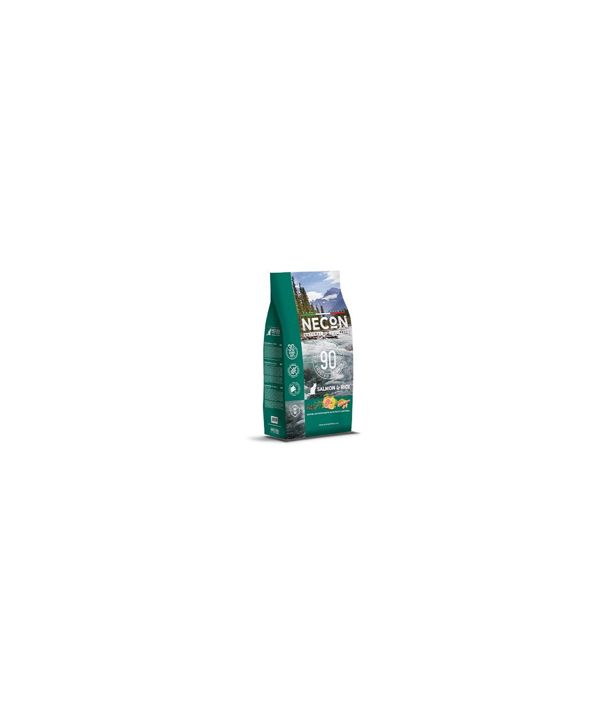 Necon natural wellness gatto adult salmone e riso 1,5 kg
