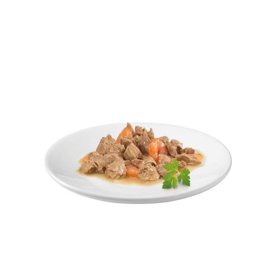 Miniatura: GOURMET Perle Gatto Piaceri del mare con Pesce dell'Oceano e Gamberetti  85 Gr.