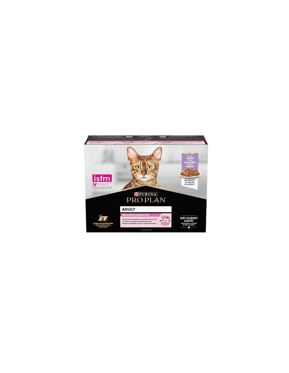 PURINA Proplan Nutri savour Delicate Digestion con Tacchino Multipack 10x75 gr.