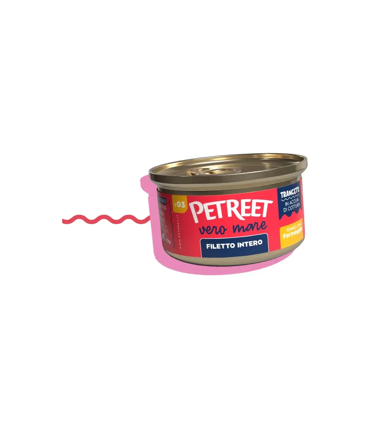Petreet vero mare filetto intero tonno con formaggio 70 gr