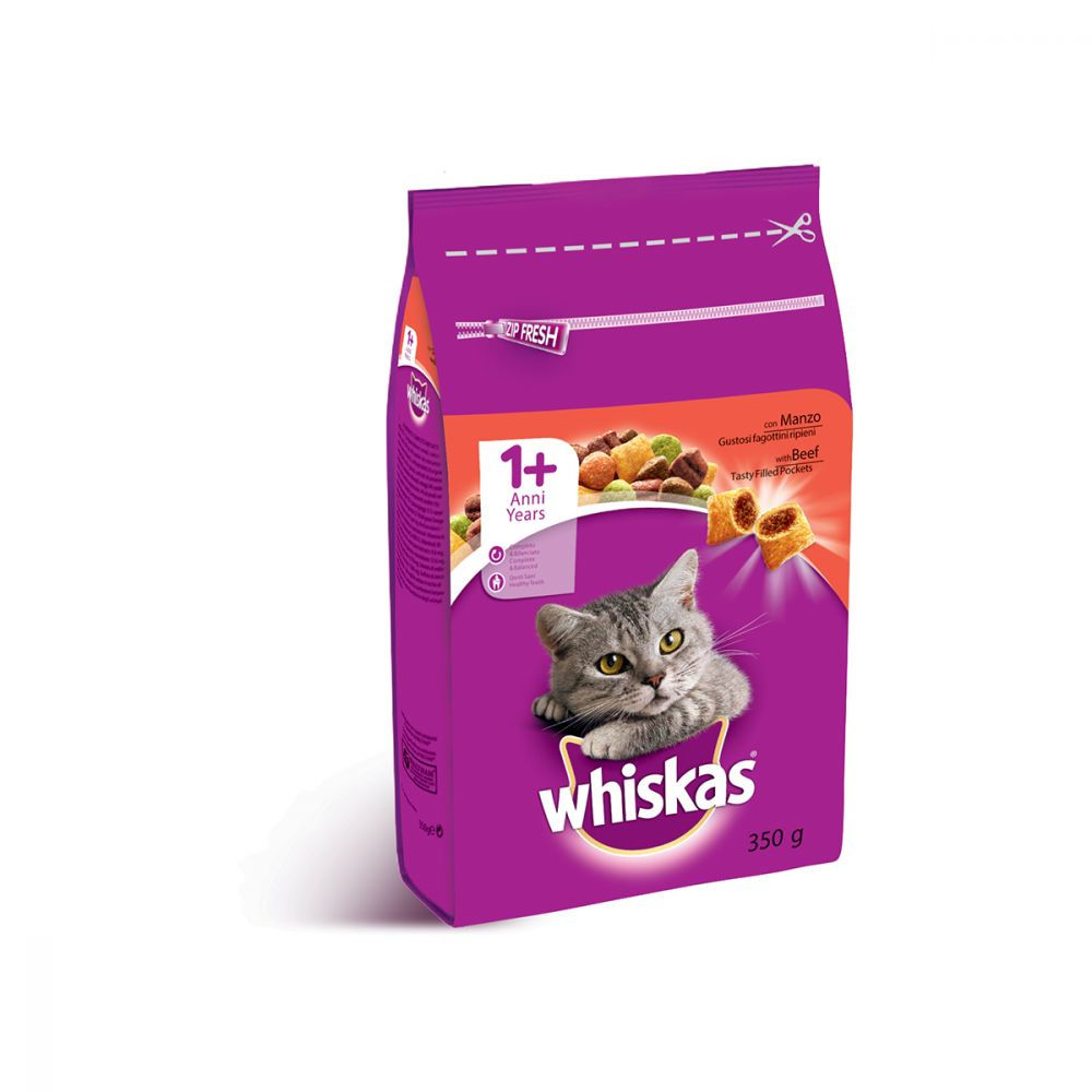 Whiskas - 1+ Croccantini con Manzo