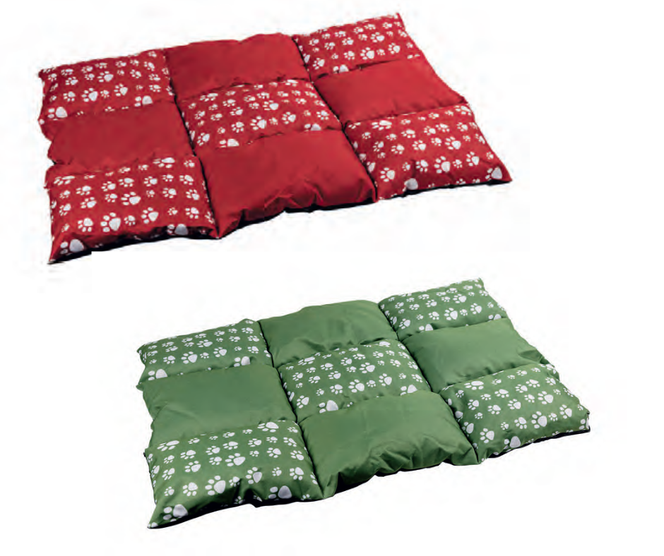 Cuccia Tappeto Cuscino Per Cani 56x80x5 Cm. Fantasie Assortite