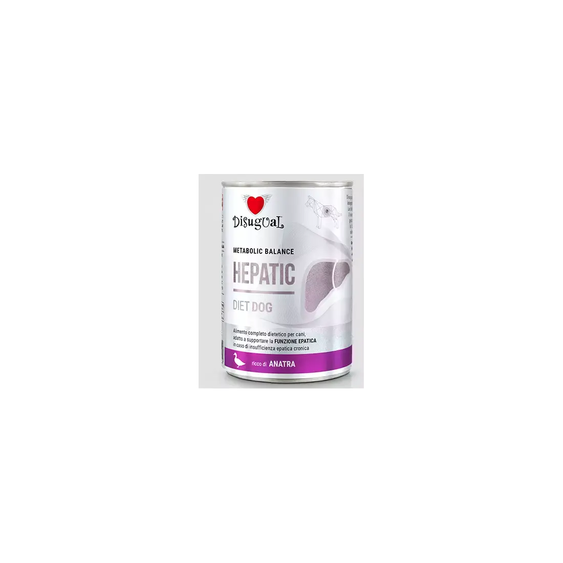 Disugual Cane diet Hepatic Anatra 400gr