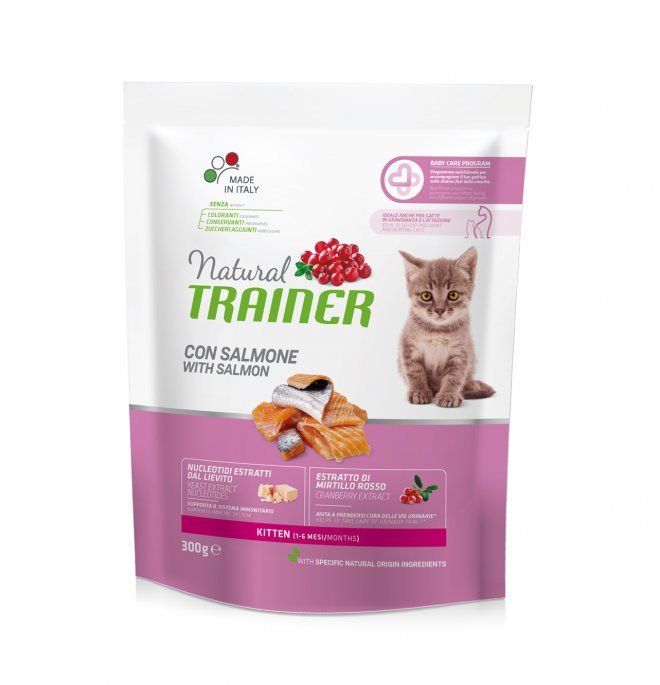 Natural Trainer Kitten con Pollo Salmone