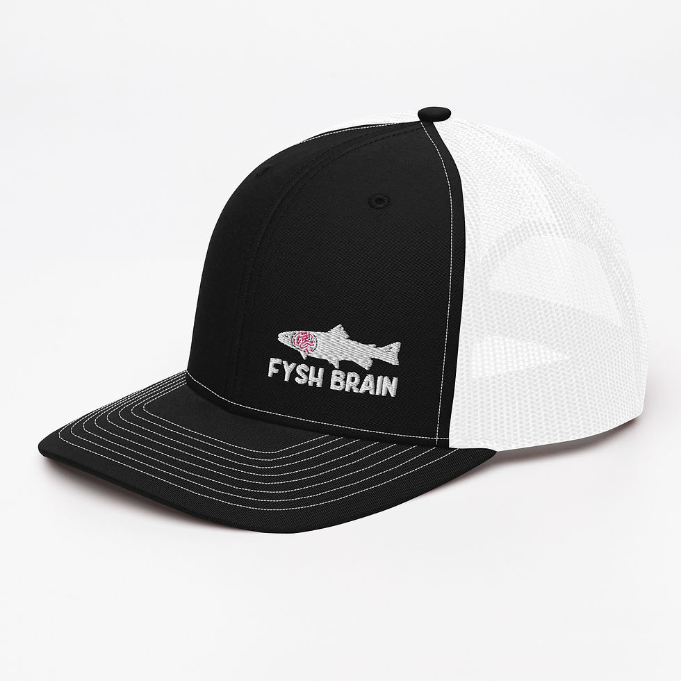 Thumbnail: Fysh Brain Trucker Hat (High Profile) - Embroidered logo