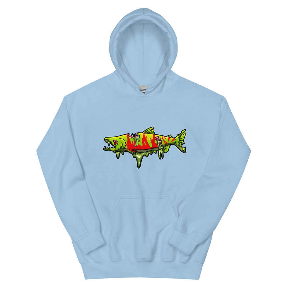 Thumbnail: Unisex Pull Over Hoodie, Zombie Chum