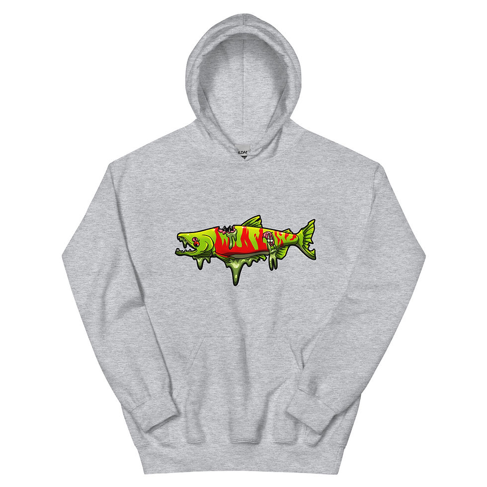 Thumbnail: Unisex Pull Over Hoodie, Zombie Chum