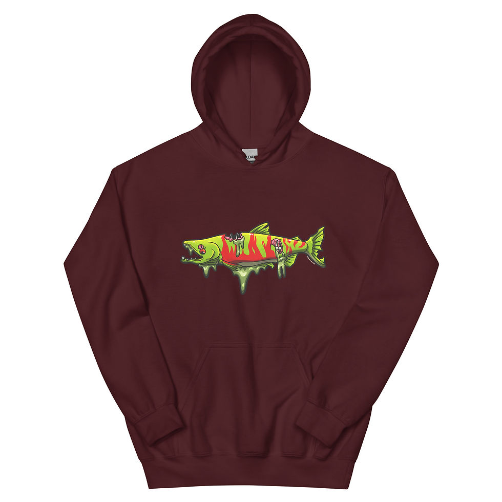 Thumbnail: Unisex Pull Over Hoodie, Zombie Chum