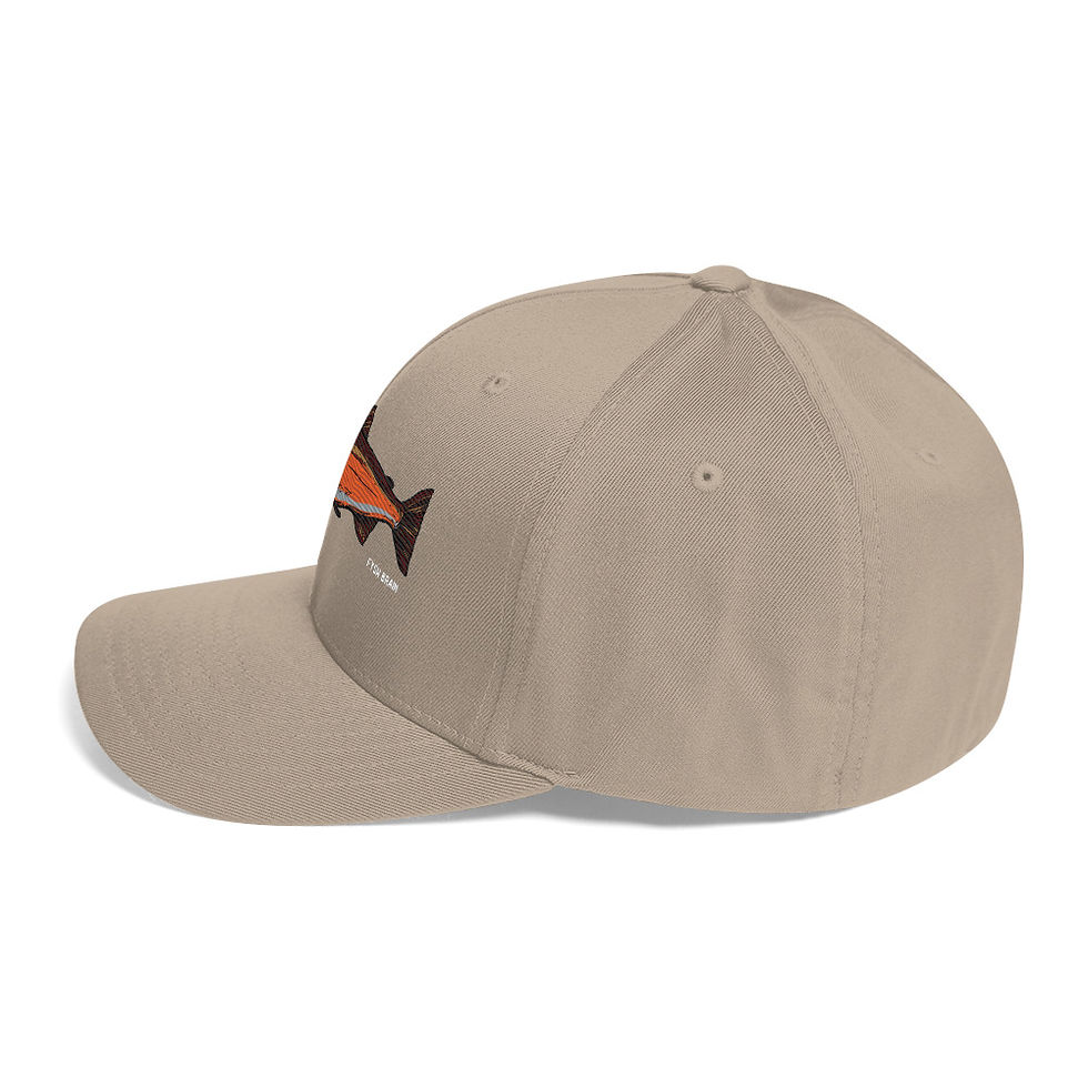 Thumbnail: Baseball Style Hat, Coho Embroidered Design