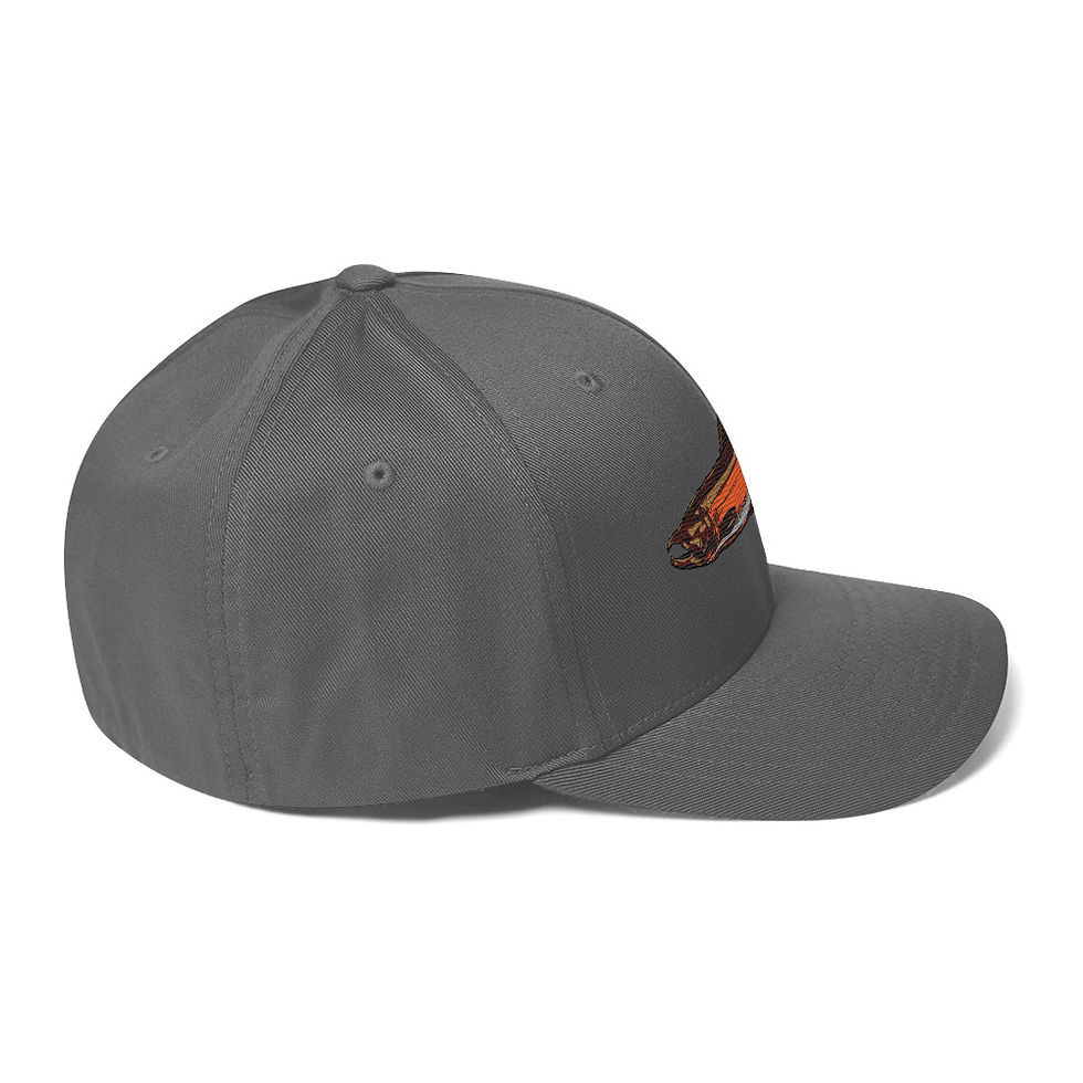 Thumbnail: Baseball Style Hat, Coho Embroidered Design