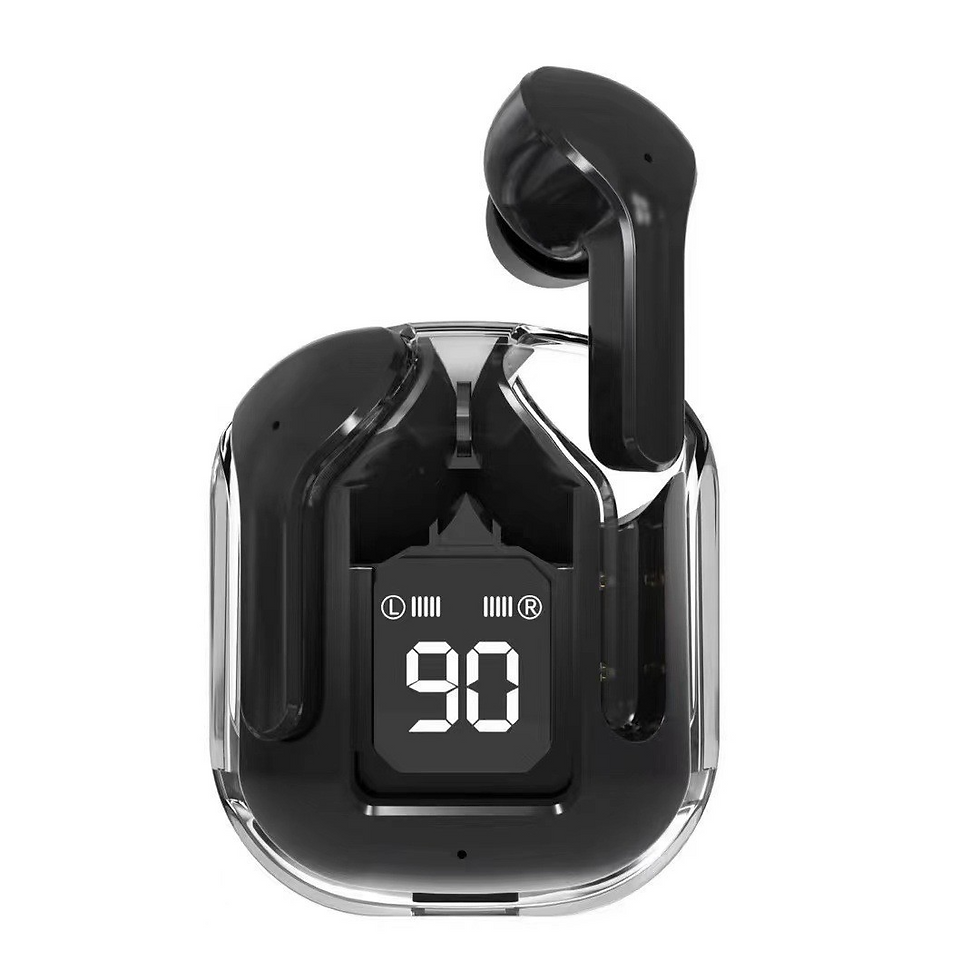 Thumbnail: Transparent Space Capsule Bluetooth Earbuds