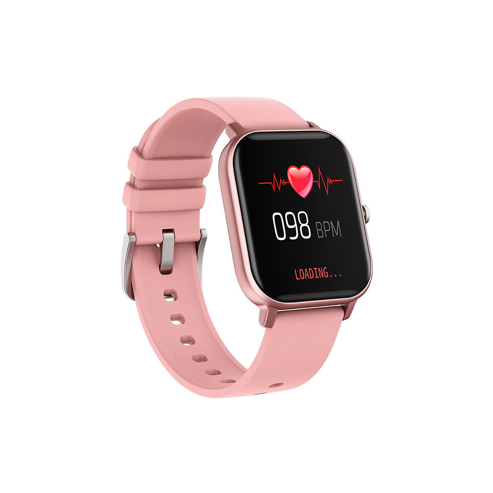 Thumbnail: Metalika Smart Watch With Health and Activity Tracker