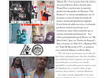 Se graban cuatro videos musical del album, "Sentimiento De Un Artista"