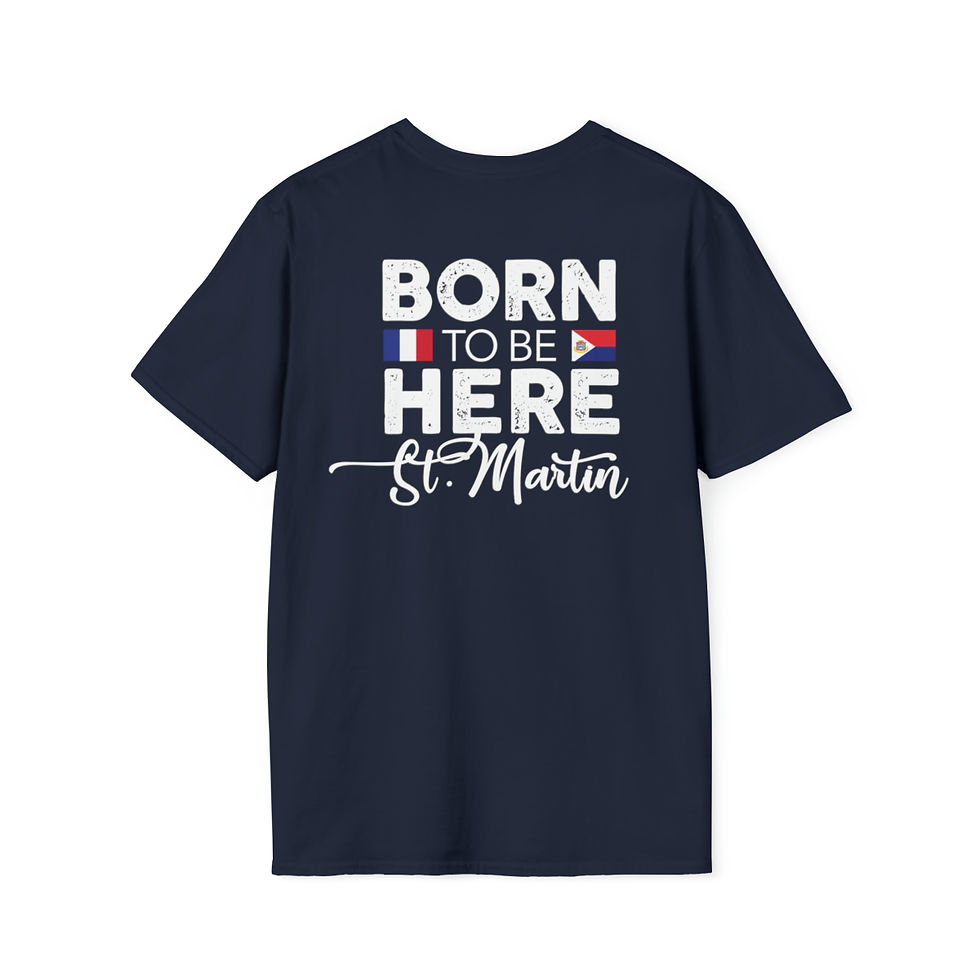 Miniature : SXM BORN- Unisex Softstyle T-Shirt (France)