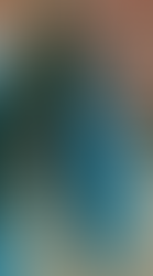 Close-up showing the detailed scalloped pattern of Mrs. VP's vintage blue sweater top