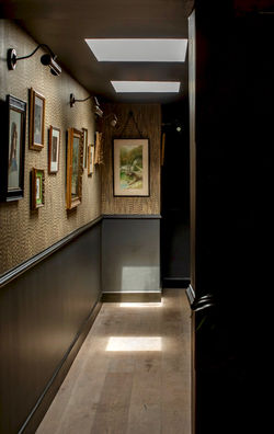 Hallway with Pheasant Wallpaper