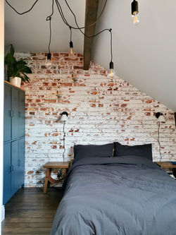 Industrial Inspired Loft Bedroom