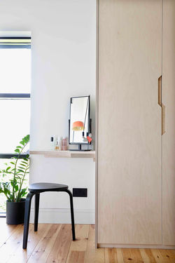 Bespoke birch ply wardrobes
