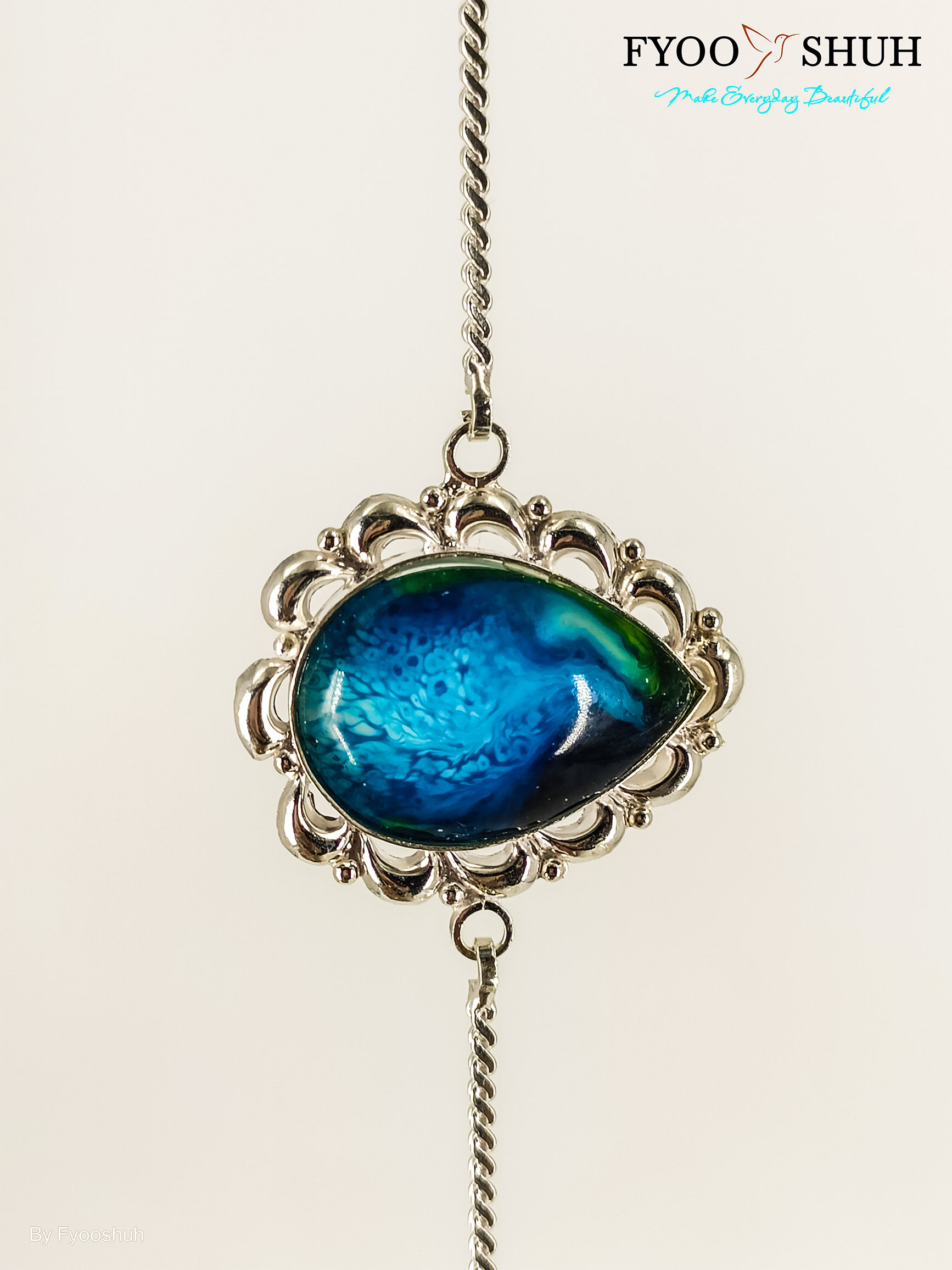 Bracelet - Blue oceans - Medium sized jewel