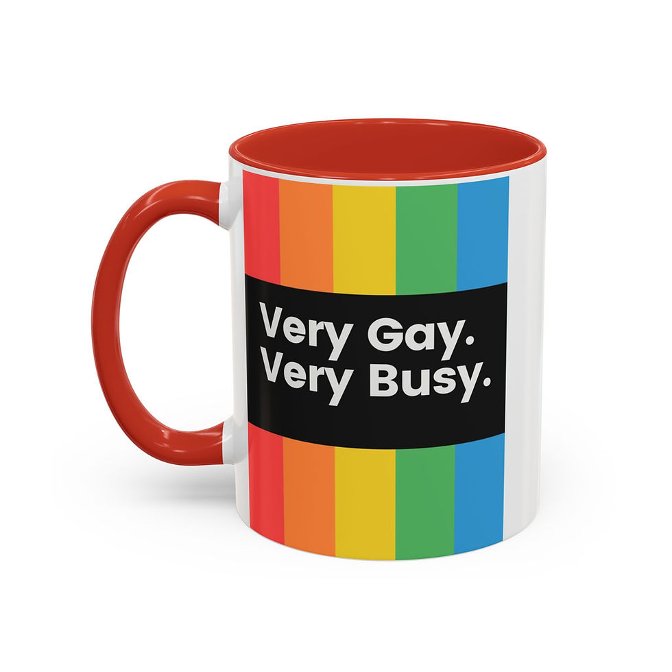 Thumbnail: Very Gay. Very Busy. Accent Coffee Mug (11, 15oz)