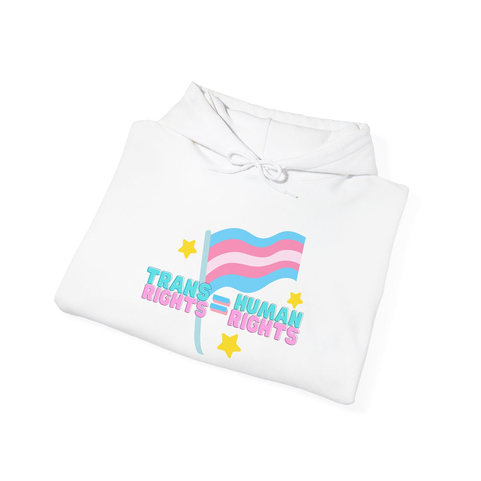 Thumbnail: Trans Rights Hoodie, Comfort Wear for Activists