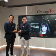 Jeffrey receiving Q4/2019 Supersonic Award.