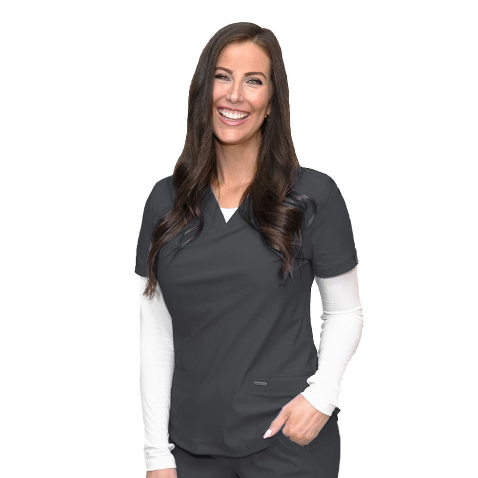Thumbnail: luv struk, love struck, luv struk scrubs, 2 pocket scrub top, scrubs, scrubs for women, womens scrubs, scrub tops for women