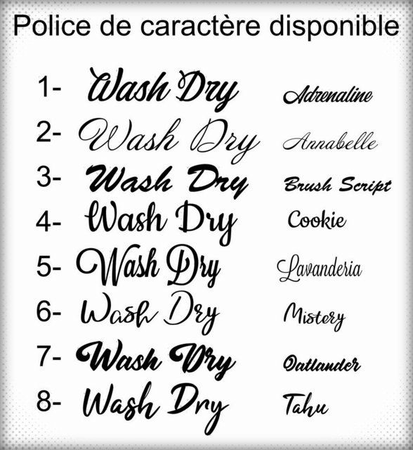 Miniature : Wash & Dry