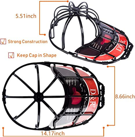 Thumbnail: 3 Pack Hat Washer Baseball Hat Cleaner Cap Washer Hat Washing Cage Holder Frame