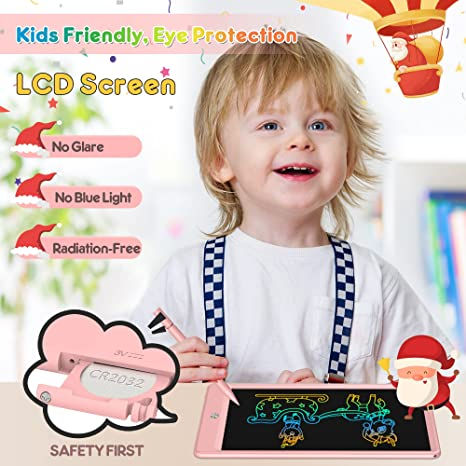 Thumbnail: Toys for Girls Boys LCD Kids Writing Tablet 10 Inch Drawing Pad, Colorful Screen