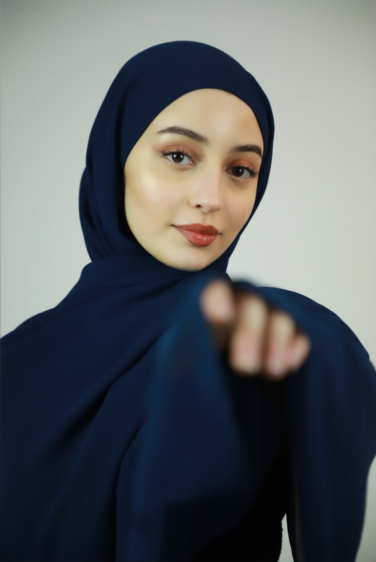 Chiffon Instant Hijab With Satin Under 