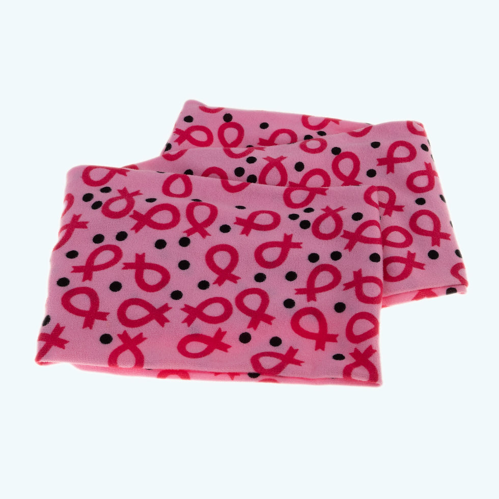 Thumbnail: Pink Ribbon Head Scarf