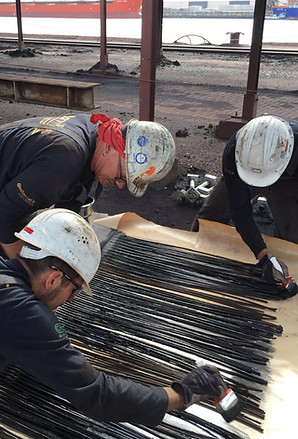 Narviflex Montage Ter Plaatse - Staalkabelband voorbereiden