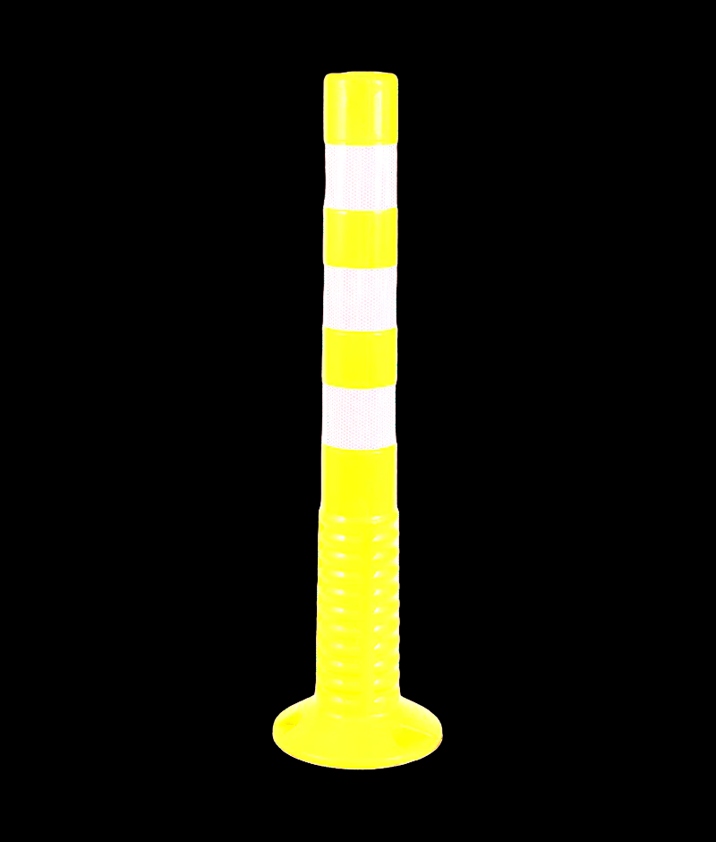 WPU750Y - Narviflex TPU Warning Post Yellow Reflective diam 80 mm Height 750 mm