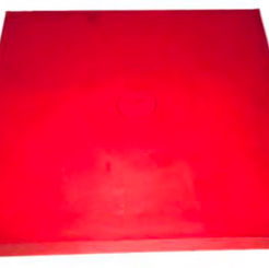 Hoogwaardige rubber tegel 300x300 mm, voor natte toepassingen met zeer abrassief product, vallend met hoge impact.