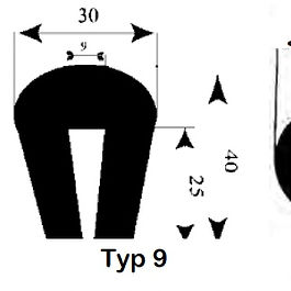 Klemprofielen rubber voor zeefinstallaties