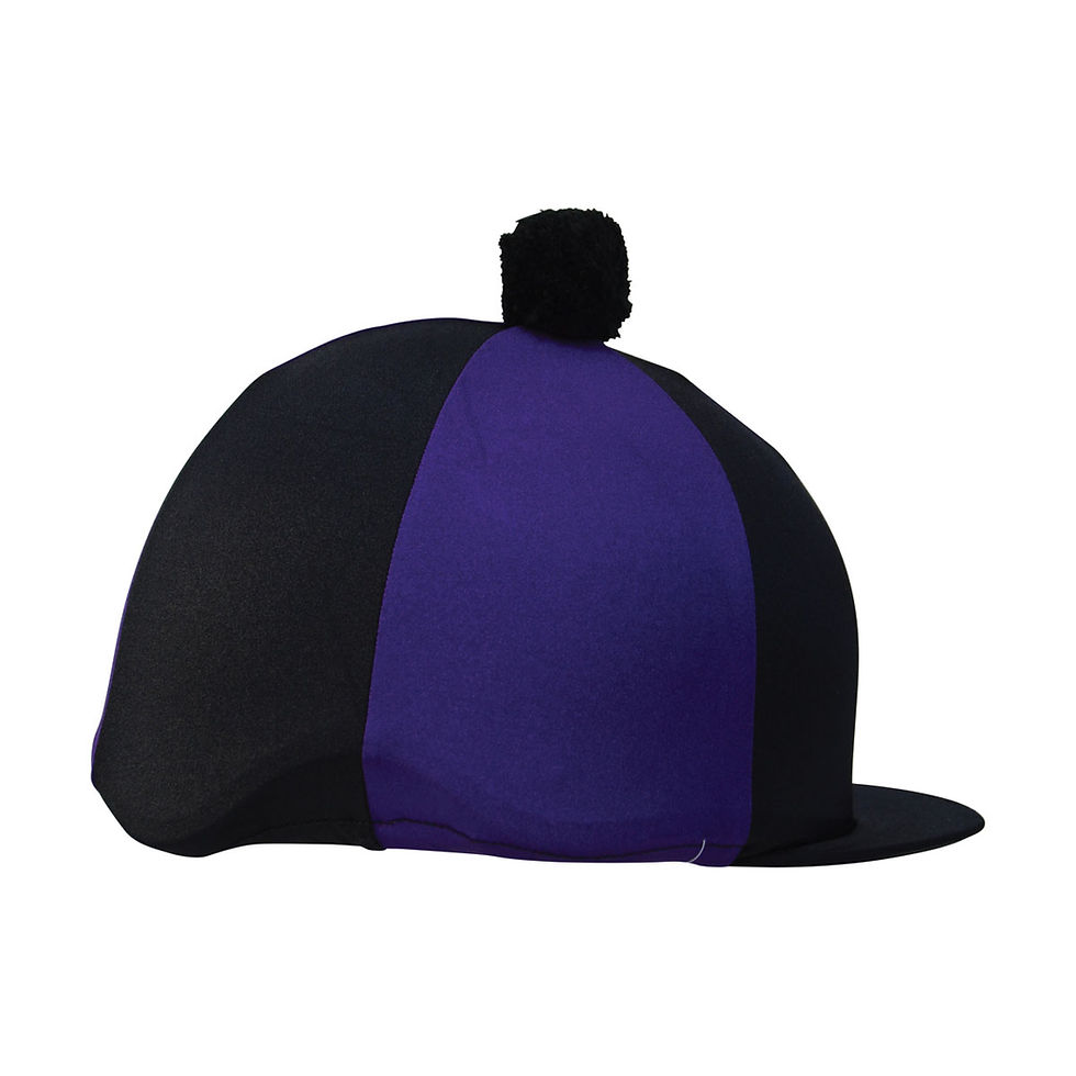 Thumbnail: Hy Two Tone Lycra Silks With Bobble