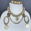 Miniatura: Bold And Brassy - Brass Vintage Necklace Set / XBB