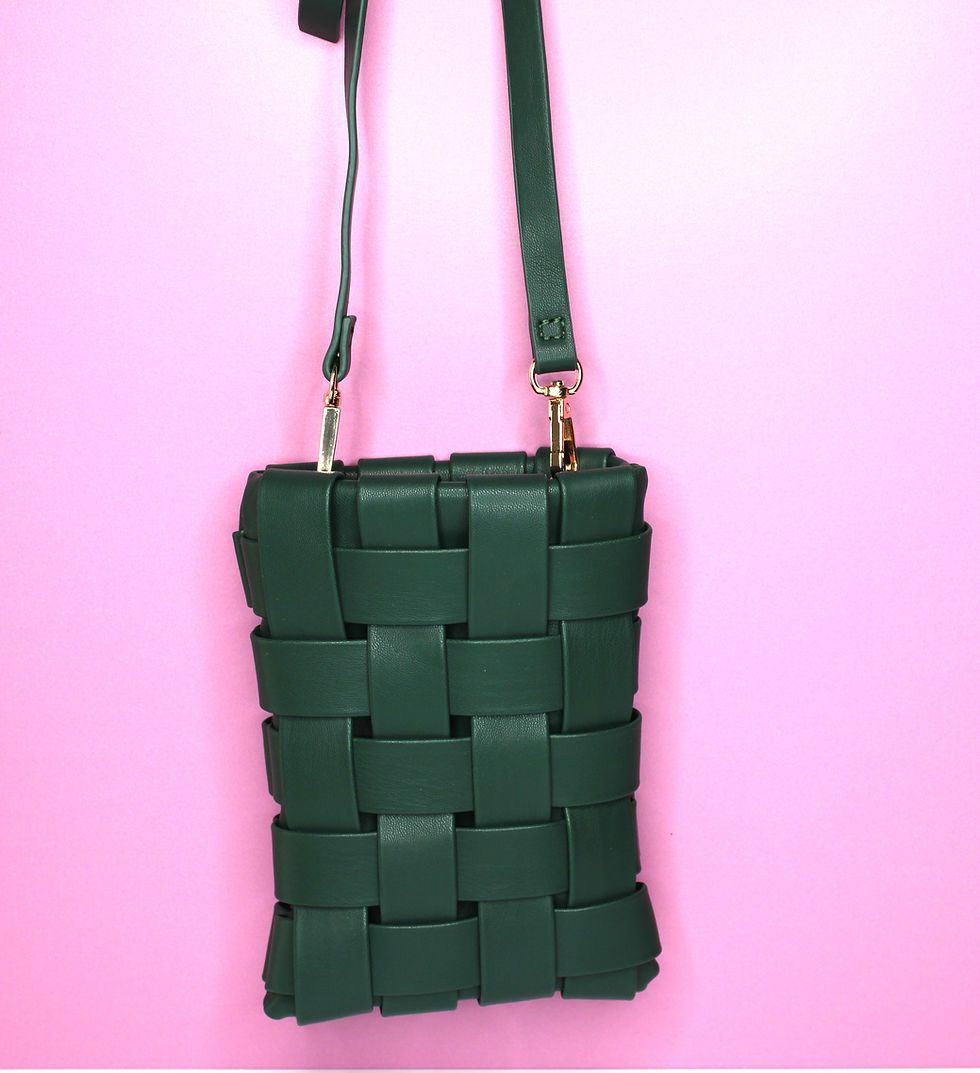 Thumbnail: Lea Woven Convertible Cellphone Pouch