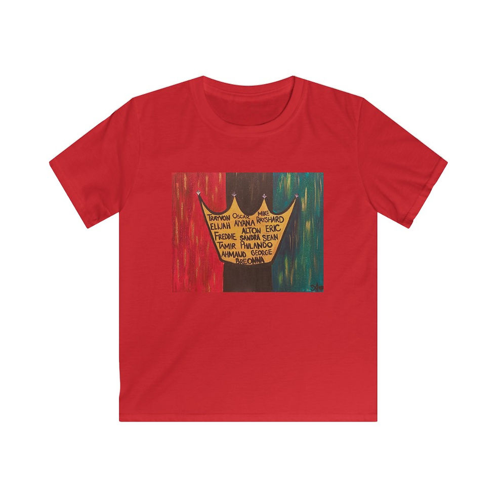 Thumbnail: "BLACK LIVES ROYALTY" Kids T-Shirt