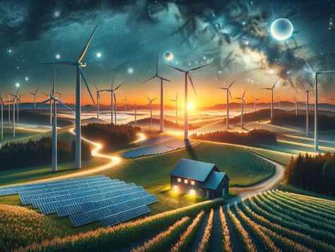 Hybrydowe OZE: Pionierska Koncesja URE dla „Gaj Oławski 5 AHE”