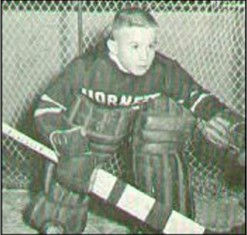 Ken Dryden in net at 7 years old