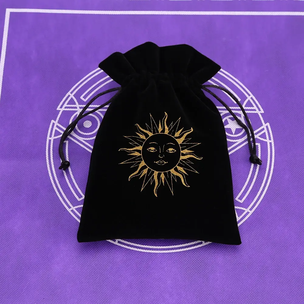 A Little Mystery | Black Velvet Tarot Pouch